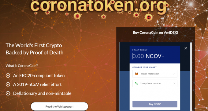 CoronaCoin Is One of the Latest Cryptocurrencies to Show Up