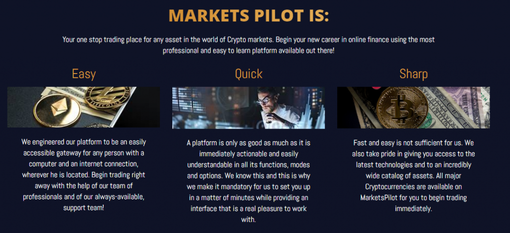 MarketsPilot features