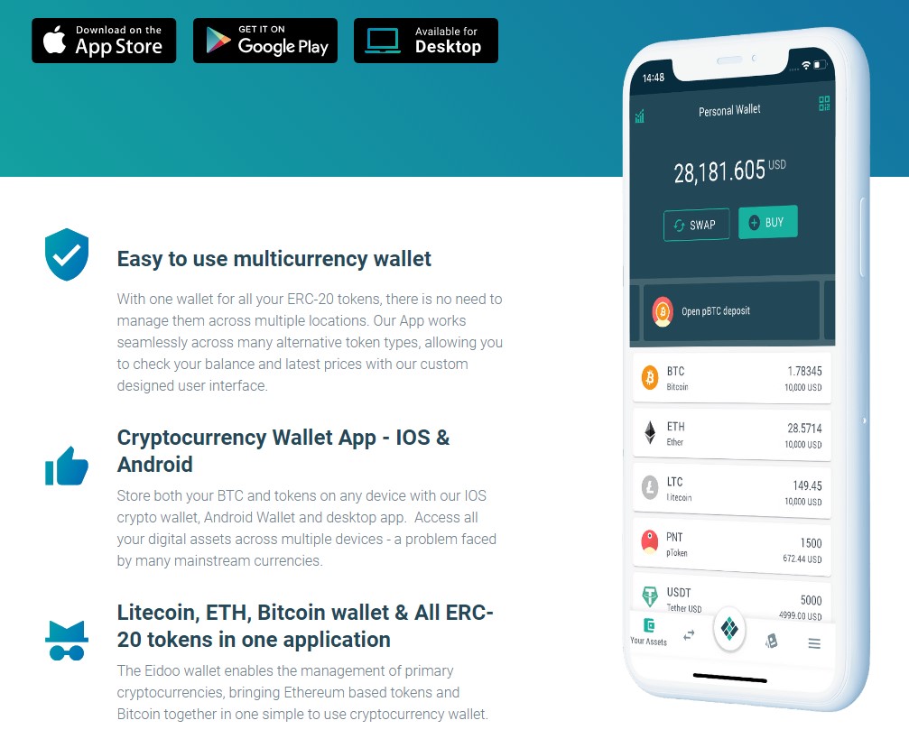 Eidoo wallet