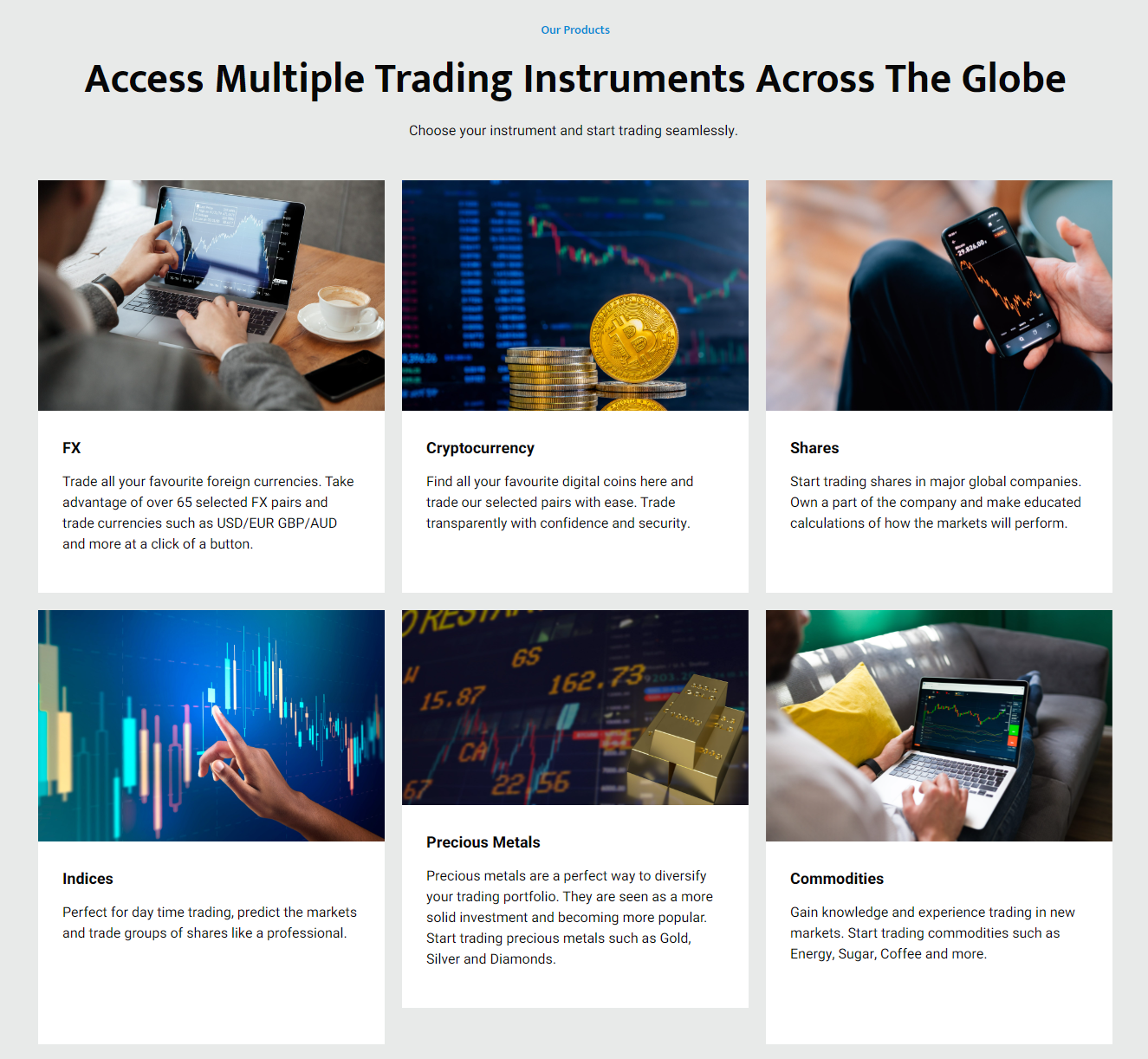 Smart Ix Shares trading products