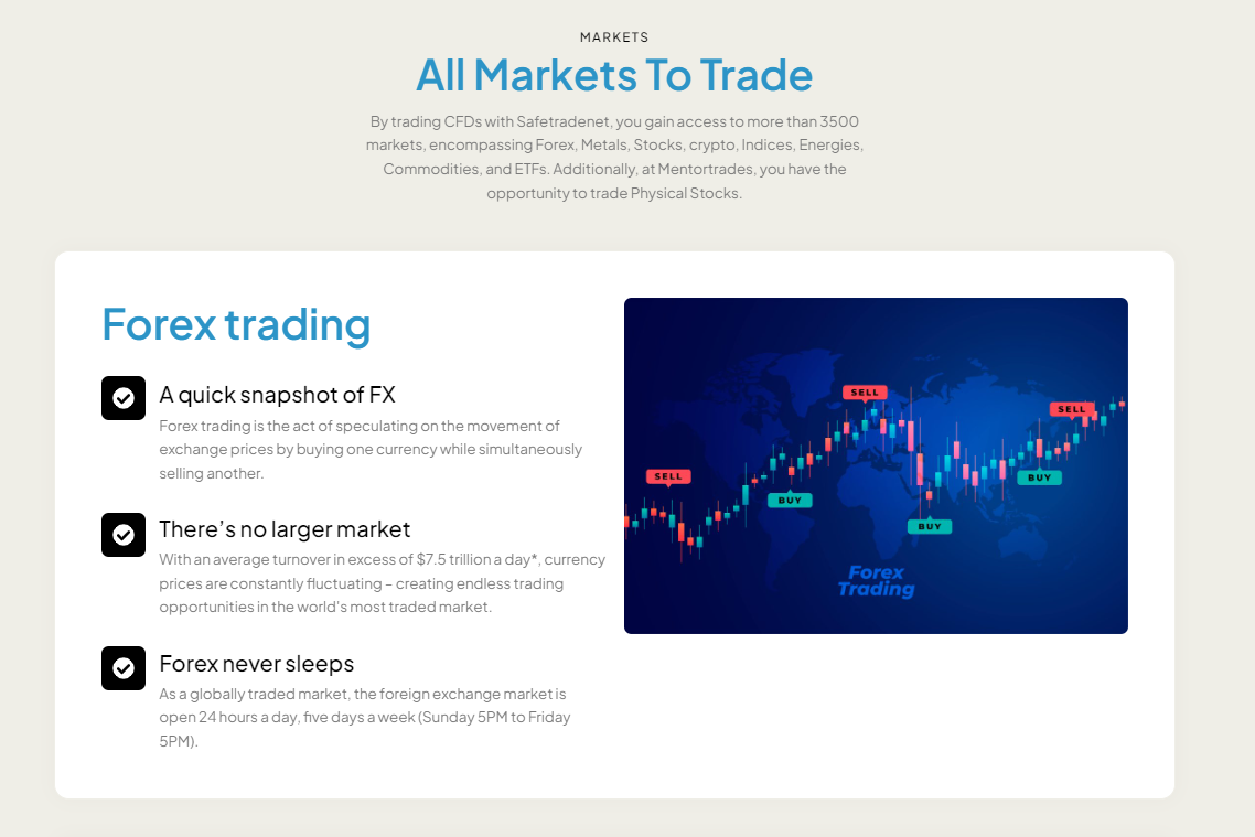 Trading markets