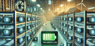 Bitcoin Mining Energy Consumption Drops To Two-Month Low