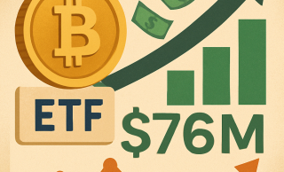 Bitcoin ETF Inflows Hit $76 Million In One Day As Market Rebounds