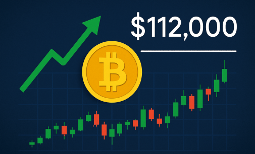 Bitcoin Hits Record High Near $112,000 As Market Momentum Surges