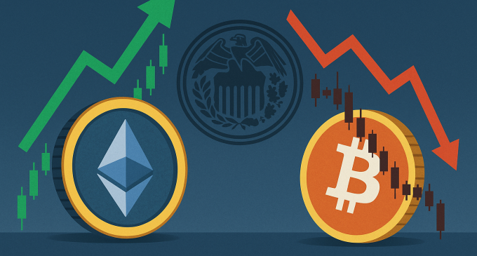 Ethereum Hits Record High And Bitcoin Faces Flash Crash After Fed Dovish Pivot
