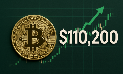 Bitcoin Surges To 110,200 Dollars Amid Renewed Market Momentum