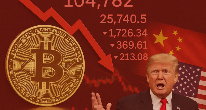 Bitcoin Extends Decline To 104,782 As Trump Escalates US-China Trade War