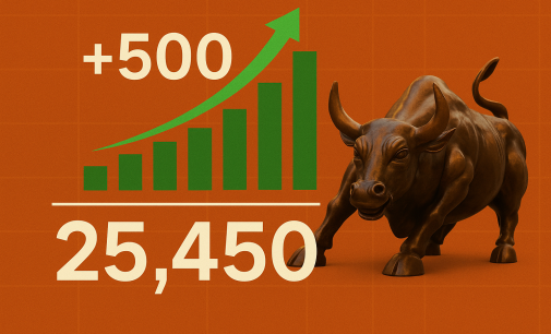 Sensex Surges 500 Points As Nifty Crosses 25,450 On Earnings Optimism And Fresh FII Inflows