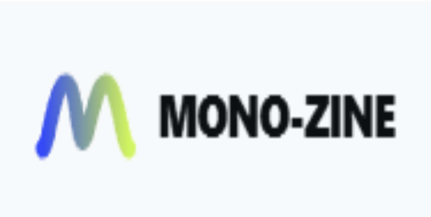 Mono-Zine logo, boutique trading platform.